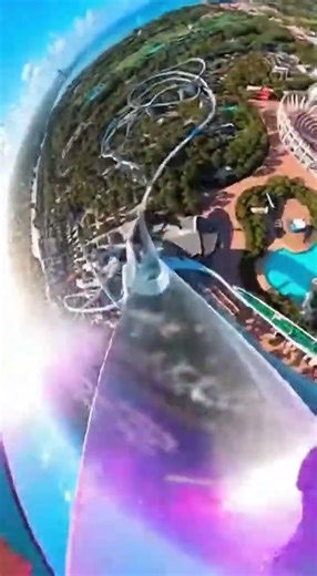 Planet Coaster POV Water Slide #waterpark #shorts #slide
