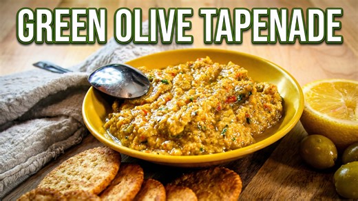 Delicious homemade green olive tapenade recipe