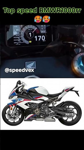 🏍️ BMW S1000RR Top Speed 🔥 320+ KM/H | World's Fastest Superbike? 😱 #bmws1000rr