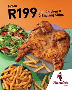 Everyone’s coming. Feed him, her and them with our flame-grilled sharing meal from only R199. | Nando's