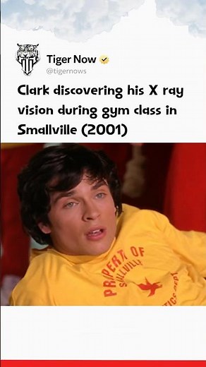 Clark discovering his X Ray Vision during gym class in Smallville (2001)