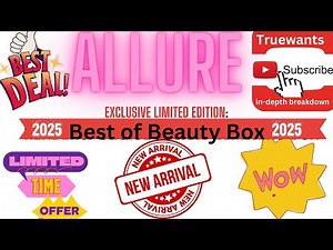 Allure Best of Beauty Limited Edition 2025 Box In-Depth Breakdown + INSANE Value!