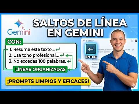 How to Insert Line Breaks in Gemini (Google AI) | Organized Prompts