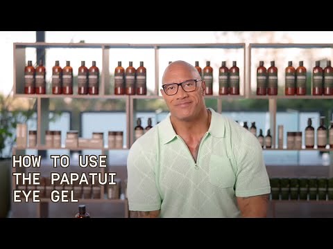 HOW TO USE THE PAPATUI AWAKENING EYE GEL - Dwayne Johnson's Men’s Skincare Brand