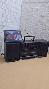 28K views · 492 reactions | Sony cfs-kw300s huge size vintage boombox. Double cassette player. | Antique shop india | Facebook