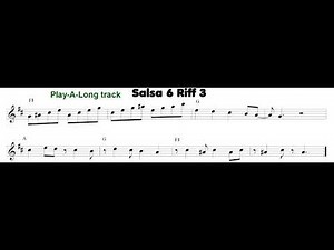 A riff from the book "Latin Solo Series for Trumpet"