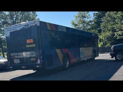 On board gillig bus 4127 full ride on route 811