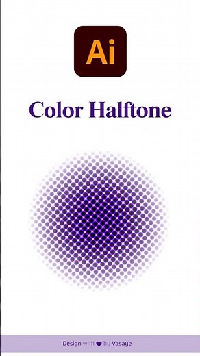 Discover the EASY WAY to Create a COLOR HALFTONE EFFECT in Illustrator #Illustrator Tips #design