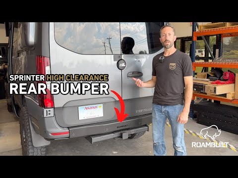 Roambuilt Mercedes Sprinter High Clearance Rear Bumper - Installation