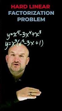 Hard linear factorization problem