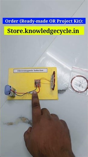 Mutual Induction Working Model Project Kits | Electromagnetic Induction Working Model Class 12