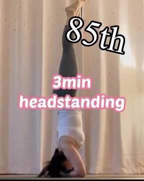 🧞‍♂️ 3min headstanding 85