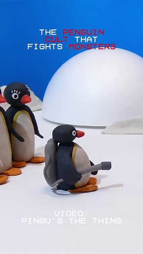 Penguin Cult vs Monsters: The Thing | Analog Horror Video