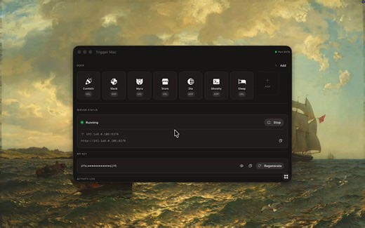 🪄 Trigger Mac- Open apps from iPhone, Android, or any other device- Support deep links, including Raycast.Made with @glazeapp#30DaysOfGlaze