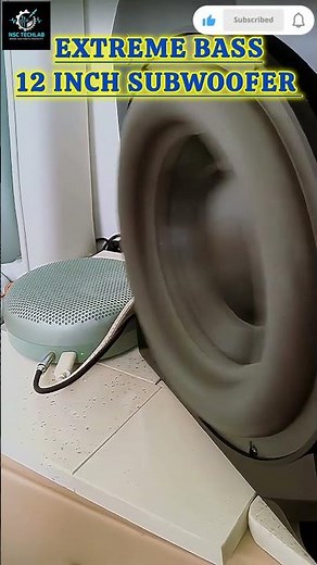 12 Inch SPL Subwoofer | Extreme Excursion | Loud Bass #Shorts #JBL #Pioneer #Alpine #sony #Rockville