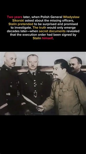 20,000 Polish Prisoners and a Secret Order from Stalin