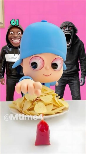 Ketchup Attacks Get Smacked Away—Then Pocoyo Goes Full Pour! 🤣🍟🍅💥👍 | Pocoyo 67 Kid Meme 61 Meme!