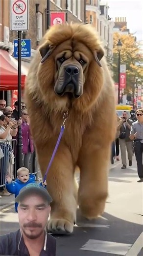 The Biggest Dog Ever Seen!❤️ Giant Dog Meets People🙄😁#dog #giantdog #bigdog #cutedog #animals #viral