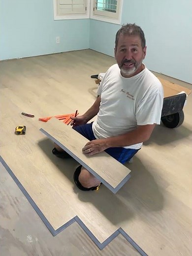 Installing grip strip vinyl planking