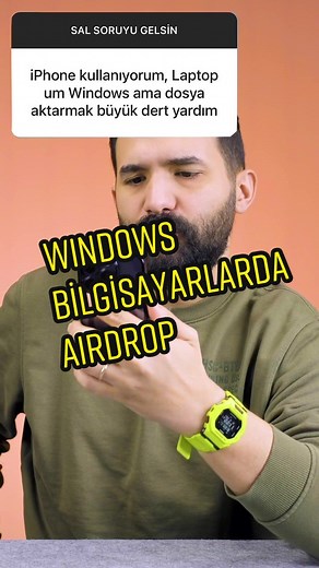 windows bilgisayarlarda en basit airdrop 🤙🏻