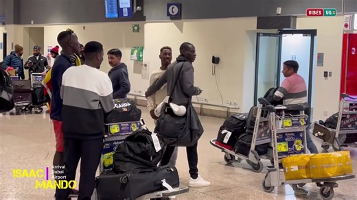 Arrival of Isaac zebra Mando junior at Dubai airport to represent Uganda in The Raising Star Arabia boxing happening this Saturday in abudhabi | Vibes Ug