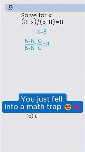 STOP ✋ This Algebra Question Is a Trap! (No Solution 😱) #gedmath