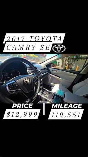 BEST DEAL | 2017 Toyota Camry SE | Only at Car Pros Northshore
