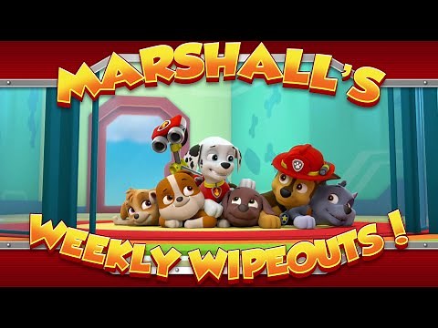 Marshall's Weekly Wipeouts! (Season 5 - Pups Save An Underground Chicken)
