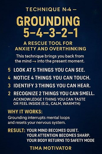 Instant Anxiety Relief | Grounding 5-4-3-2-1 Technique