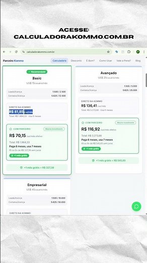 How to get a discount at Kommo (20% off with the Kommo calculator)