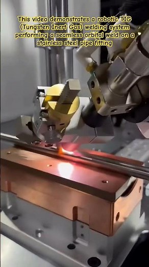 The Future of Fabrication: Precision Robotic TIG Welding 🤖#RoboticWelding #TIGWelding