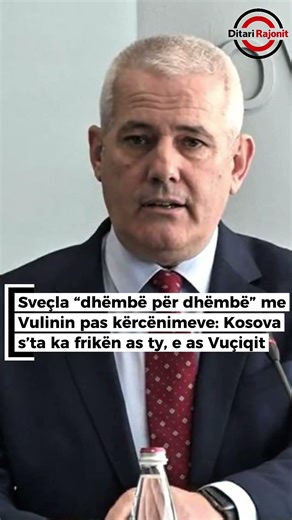 Sevçla “flakë për flakë” me Vulinin pas kërcënimeve: Kosova s’të ka frikë as ty e as Vuçiqin