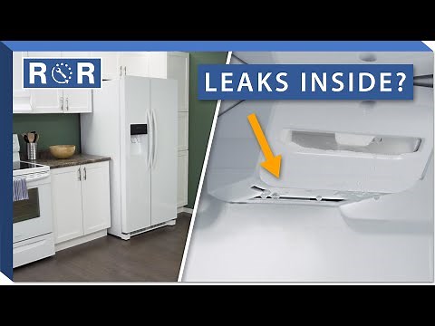 Water leaks inside Fridge? Troubleshooting | Repair & Replace