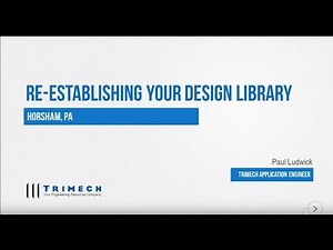 Video Tech Tip: Re-establishing Your Design Library in SOLIDWORKS 3D CAD