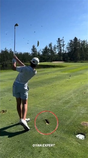 Why do Golfers Throw sand after hitting tha ball 😱