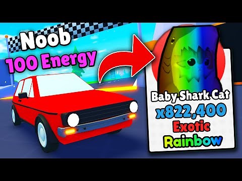 Starting Over as NOOB with NEW STRONGEST PET in Car Training! (Roblox)