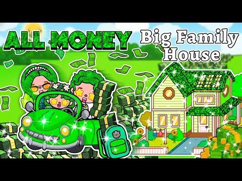 Big Family House 💵 ALL MONEY 💖 How To Make Aesthetic Toca Boca House Ideas😍Toca Life World