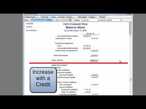 Learn Debits and Credits Using Quickbooks