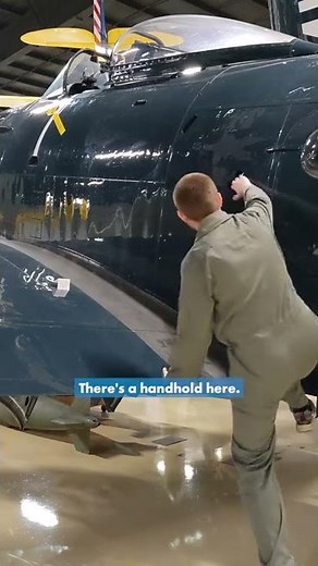 Climbing into the Skyraider!