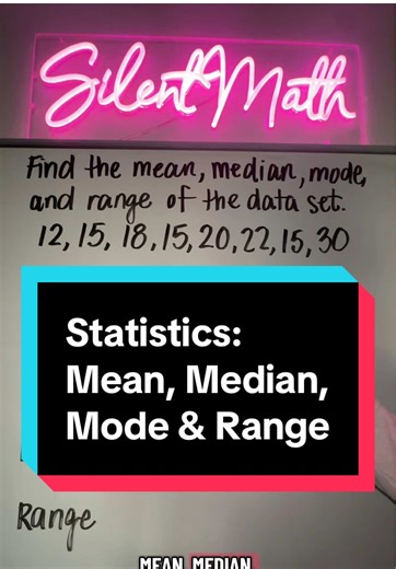 Understanding Mean, Median, Mode, and Range in Statistics