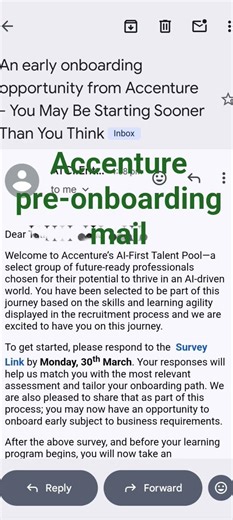 Accenture pre onboarding #accenture #accentureoffcampus #onboarding #accentureexperience #hiring