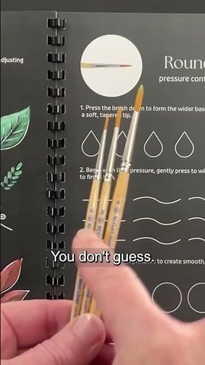 How to Use Paint Brushes | Beginner Brushstroke Practice