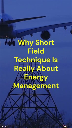A short-field landing isn’t a “spot landing.” It’s a controlled reduction of energy so that: You cross the threshold at the correct airspeed You touch down at the exact intended point You have minimal excess kinetic energy Because every extra knot equals extra float. Why Energy Is Everything Airspeed is Stored Energy More speed means: Longer float Higher ground roll Less braking margin Just 5 knots fast can add hundreds of feet. That’s not technique failure. That’s energy mismanagement. Power Co