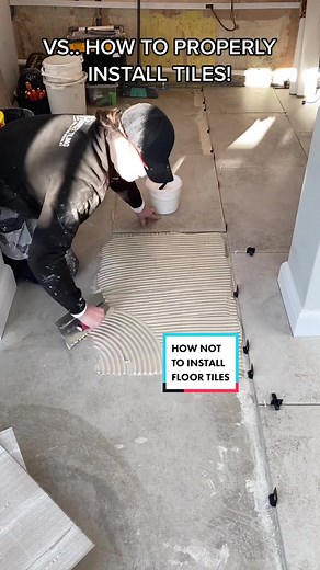Proper vs Improper Floor Tile Installation Techniques