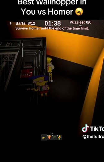 Master Wall Hops in You vs Homer on Roblox