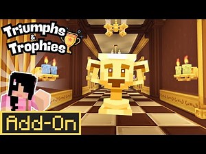 Community Bundles in Minecraft Bedrock?! 🏆 | Triumphs & Trophies Add-On Showcase Review