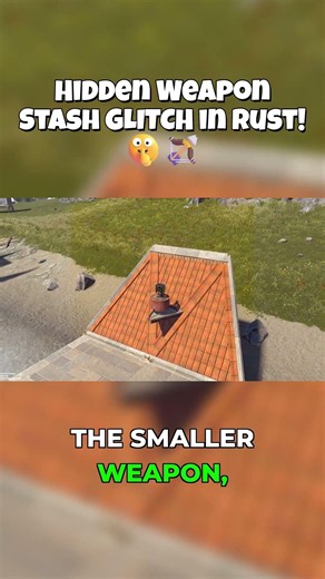 Hidden Weapon Stash GLITCH in Rust! 🤫🏹#rustguide