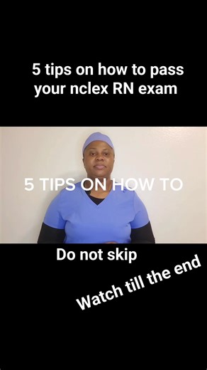 5 tips on how to pass your nclex RN exam #MustWatch #nclexrn #nclexprep | Nclex tips