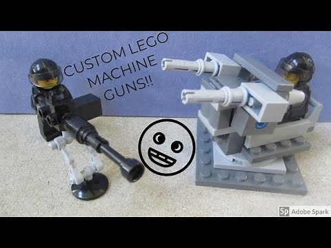 Custom LEGO Machine Guns