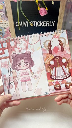 new year | princess paper doll sticker #vivistickerly